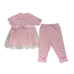 Compleuri Fetite 3 piese Roz