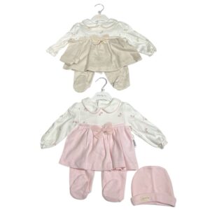 Compleu fete, din 3 piese, pantaloni și bluza si cacuila