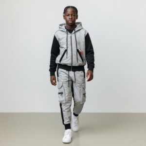 Compleu sport negru si gri
